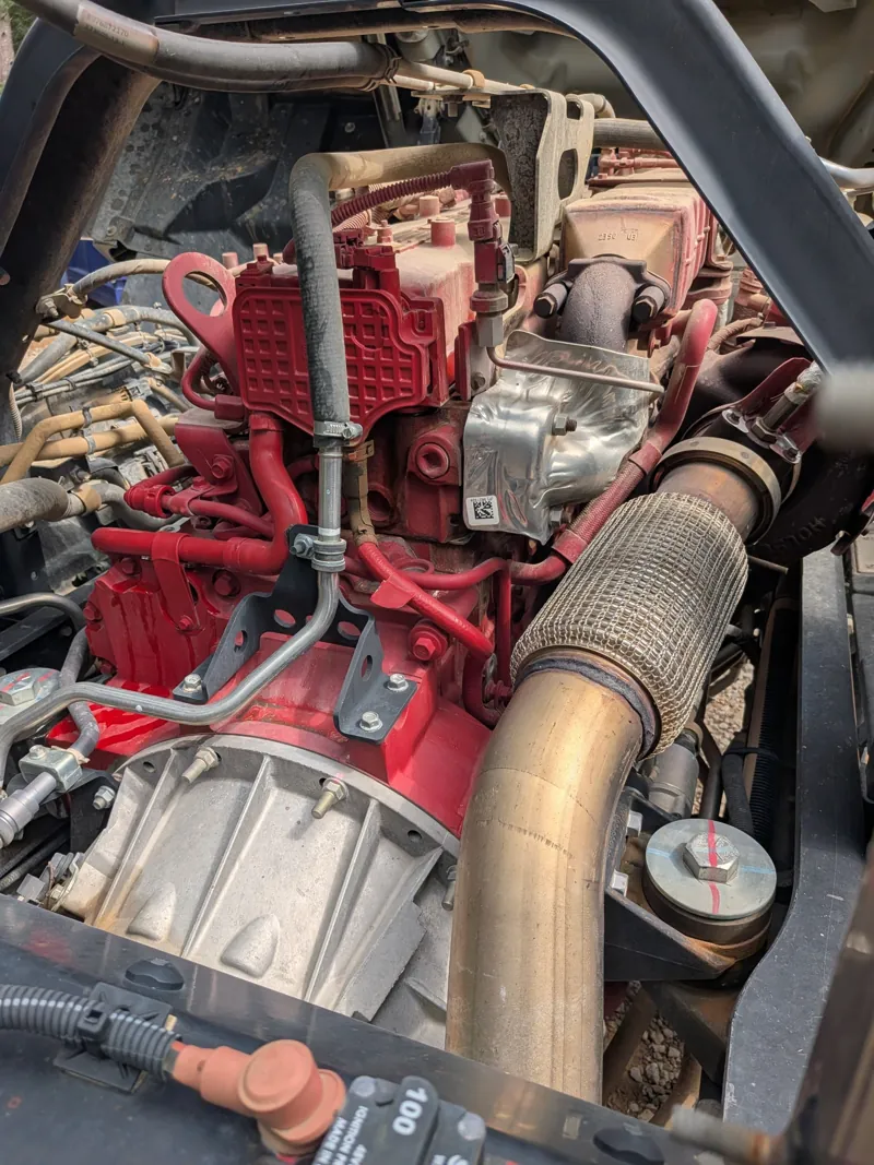 Cummins B6.7 diesel in a medium-duty cab-over